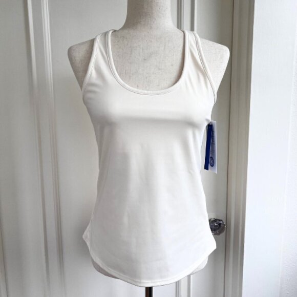 THREADS 4 THOUGHT Off White Adalia Power Performance Racerback Tank Size M - Picture 3 of 10